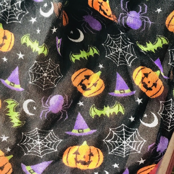 BLACK/Multi HALLOWEEN PRINT SCARF - NWT - Picture 4 of 5